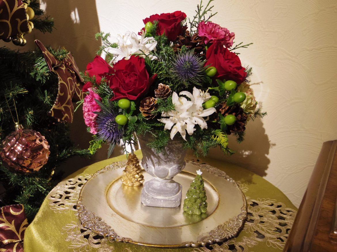 ★終了★【イベント】『クリスマスのフラワーアレンジメント講座』申し込み受付中